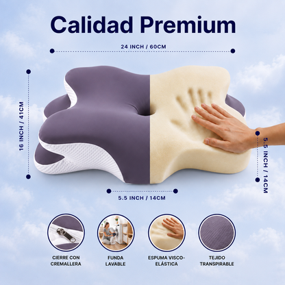 Medidas de la ErgoFlex: 60 x 41 cm y 14 cm de alto