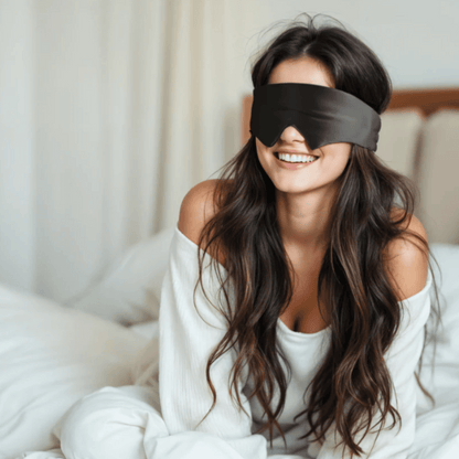 Pillowery Onyx Silk Sleep Mask™