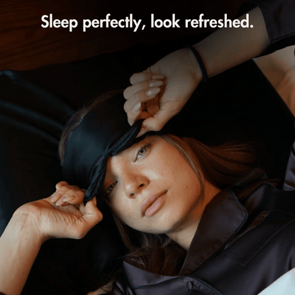 Pillowery Onyx Silk Sleep Mask™