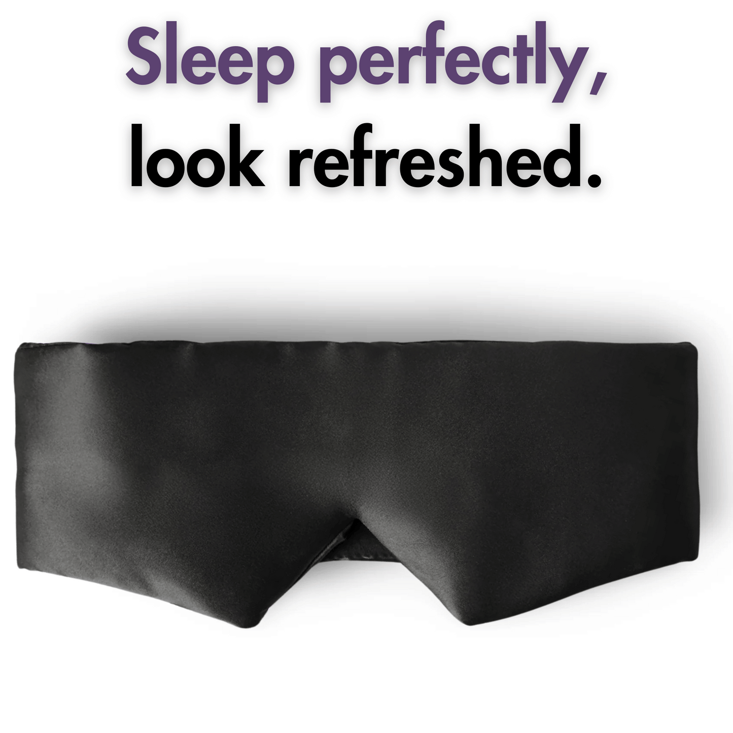 Pillowery Onyx Silk Sleep Mask™